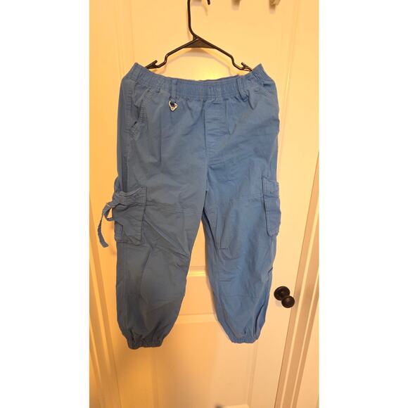 SO Blue Cargo Jogger Pants Women’s Size M Elastic Waist Lightweight - Picture 1 of 8